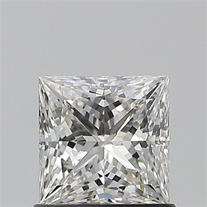 Picture of Natural Diamond 0.90 Carats, Princess with  Cut, G Color, SI1 Clarity and Certified by GIA
