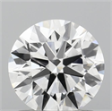 Lab Grown Diamond 1.02 Carats, Round with Ideal Cut, E Color, VS1 Clarity and Certified by IGI