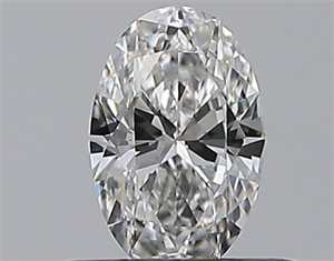 Picture of Natural Diamond 0.40 Carats, Oval with  Cut, F Color, VS2 Clarity and Certified by GIA