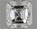 Natural Diamond 0.70 Carats, Asscher with  Cut, E Color, SI2 Clarity and Certified by IGI