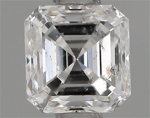 Picture of Natural Diamond 0.70 Carats, Asscher with  Cut, E Color, SI2 Clarity and Certified by IGI