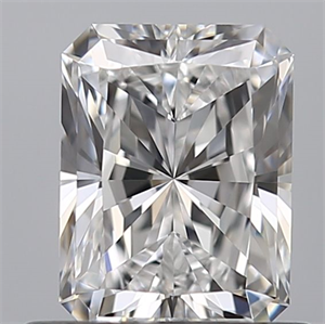 Picture of Natural Diamond 0.81 Carats, Radiant with  Cut, D Color, VVS2 Clarity and Certified by GIA