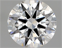 Natural Diamond 0.44 Carats, Round with Excellent Cut, F Color, VS1 Clarity and Certified by GIA