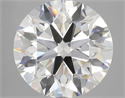 Lab Grown Diamond 8.04 Carats, Round with Ideal Cut, F Color, VS1 Clarity and Certified by IGI