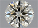 Natural Diamond 0.76 Carats, Round with Excellent Cut, L Color, SI1 Clarity and Certified by GIA