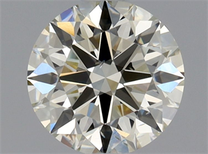 Picture of Natural Diamond 0.76 Carats, Round with Excellent Cut, L Color, SI1 Clarity and Certified by GIA