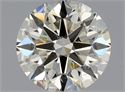 Natural Diamond 0.76 Carats, Round with Excellent Cut, L Color, SI1 Clarity and Certified by GIA