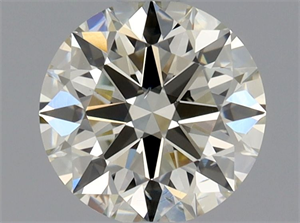 Picture of Natural Diamond 0.76 Carats, Round with Excellent Cut, L Color, SI1 Clarity and Certified by GIA