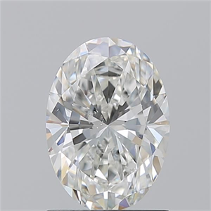 Picture of Natural Diamond 1.20 Carats, Oval with  Cut, H Color, SI1 Clarity and Certified by GIA
