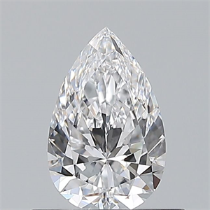 Picture of Natural Diamond 0.50 Carats, Pear with  Cut, D Color, VS1 Clarity and Certified by GIA