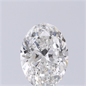 Natural Diamond 1.38 Carats, Oval with  Cut, F Color, SI2 Clarity and Certified by GIA