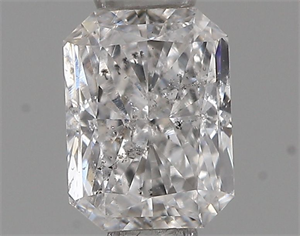 Picture of Natural Diamond 0.51 Carats, Radiant with  Cut, E Color, SI2 Clarity and Certified by IGI