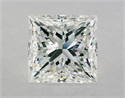 Natural Diamond 3.71 Carats, Princess with  Cut, G Color, SI2 Clarity and Certified by GIA