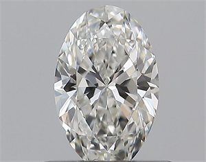 Picture of Natural Diamond 0.50 Carats, Oval with  Cut, G Color, VVS2 Clarity and Certified by GIA
