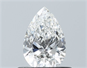 Natural Diamond 0.50 Carats, Pear with  Cut, F Color, VS1 Clarity and Certified by GIA