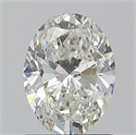 Natural Diamond 1.20 Carats, Oval with  Cut, H Color, SI2 Clarity and Certified by GIA