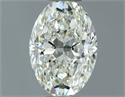 Natural Diamond 0.61 Carats, Oval with  Cut, I Color, IF Clarity and Certified by IGI