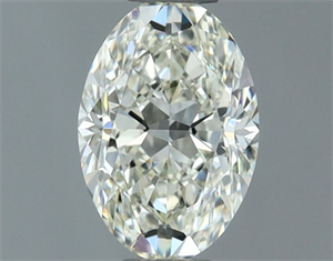 Picture of Natural Diamond 0.61 Carats, Oval with  Cut, I Color, IF Clarity and Certified by IGI