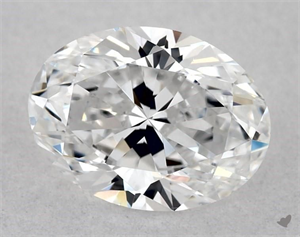 Picture of Natural Diamond 0.72 Carats, Oval with  Cut, D Color, VS2 Clarity and Certified by GIA