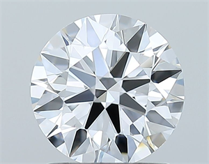 Picture of Natural Diamond 1.23 Carats, Round with Excellent Cut, D Color, FL Clarity and Certified by GIA