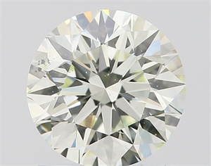 Picture of Natural Diamond 1.10 Carats, Round with Excellent Cut, I Color, SI1 Clarity and Certified by IGI