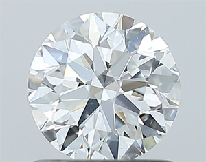 Picture of Natural Diamond 0.90 Carats, Round with Excellent Cut, F Color, SI1 Clarity and Certified by GIA