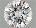 Lab Grown Diamond 2.03 Carats, Round with Ideal Cut, F Color, VS1 Clarity and Certified by IGI