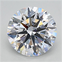 Del inventario de diamantes de laboratorio, 3.04 quilates, Redondo , Color D, claridad VVS1 y certificado IGI