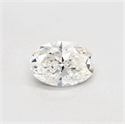 Natural Diamond 3.07 Carats, Oval with  Cut, J Color, SI1 Clarity and Certified by GIA