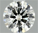Diamante Natural 0.40 quilates, Redondo , Color J, claridad VVS2 y certificado IGI