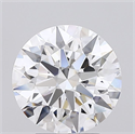 Del inventario de diamantes de laboratorio, 2.94 quilates, Redondo , Color D, claridad FL y certificado GIA