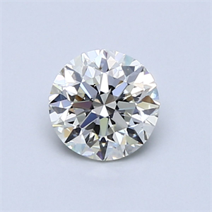 Picture of Natural Diamond 0.70 Carats, Round with Very Good Cut, K Color, VVS2 Clarity and Certified by GIA