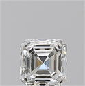 Diamante Natural 0.90 quilates, Asscher , Color I, claridad SI1 y certificado GIA