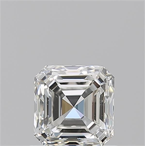 Foto Diamante Natural 0.90 quilates, Asscher , Color I, claridad SI1 y certificado GIA de
