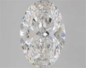 Foto Diamante Natural 5.32 quilates, Ovalado , Color F, claridad VVS2 y certificado GIA de