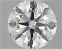 Natural Diamond 0.72 Carats, Round with Excellent Cut, I Color, VVS1 Clarity and Certified by GIA