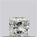 Natural Diamond 0.23 Carats, Princess with  Cut, E Color, VS1 Clarity and Certified by GIA