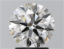 Natural Diamond 2.01 Carats, Round with Excellent Cut, G Color, SI1 Clarity and Certified by GIA
