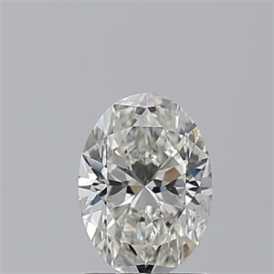 Foto Diamante Natural 1.01 quilates, Ovalado , Color H, claridad SI1 y certificado GIA de