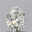 Diamante Natural 0.52 quilates, Ovalado , Color I, claridad SI1 y certificado GIA