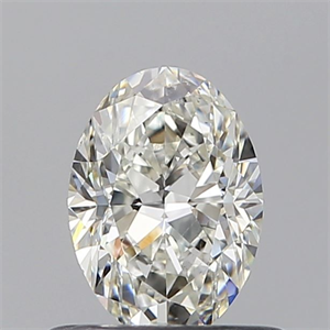Foto Diamante Natural 0.52 quilates, Ovalado , Color I, claridad SI1 y certificado GIA de