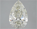 Natural Diamond 4.01 Carats, Pear with  Cut, J Color, VS1 Clarity and Certified by IGI