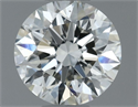 Natural Diamond 0.50 Carats, Round with Excellent Cut, J Color, SI1 Clarity and Certified by GIA