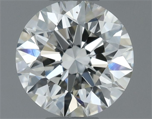 Picture of Natural Diamond 0.50 Carats, Round with Excellent Cut, J Color, SI1 Clarity and Certified by GIA