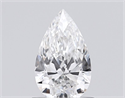Natural Diamond 0.75 Carats, Pear with  Cut, F Color, VVS1 Clarity and Certified by GIA