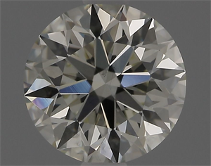 Picture of Natural Diamond 1.52 Carats, Round with Excellent Cut, K Color, VS2 Clarity and Certified by IGI