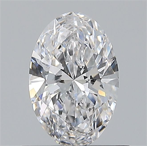 Picture of Natural Diamond 0.60 Carats, Oval with  Cut, D Color, VS2 Clarity and Certified by GIA