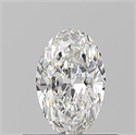 Natural Diamond 0.50 Carats, Oval with  Cut, F Color, VS1 Clarity and Certified by GIA