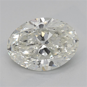 Picture of Natural Diamond 1.70 Carats, Oval with  Cut, J Color, SI2 Clarity and Certified by GIA