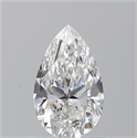 Natural Diamond 0.90 Carats, Pear with  Cut, E Color, VVS1 Clarity and Certified by GIA